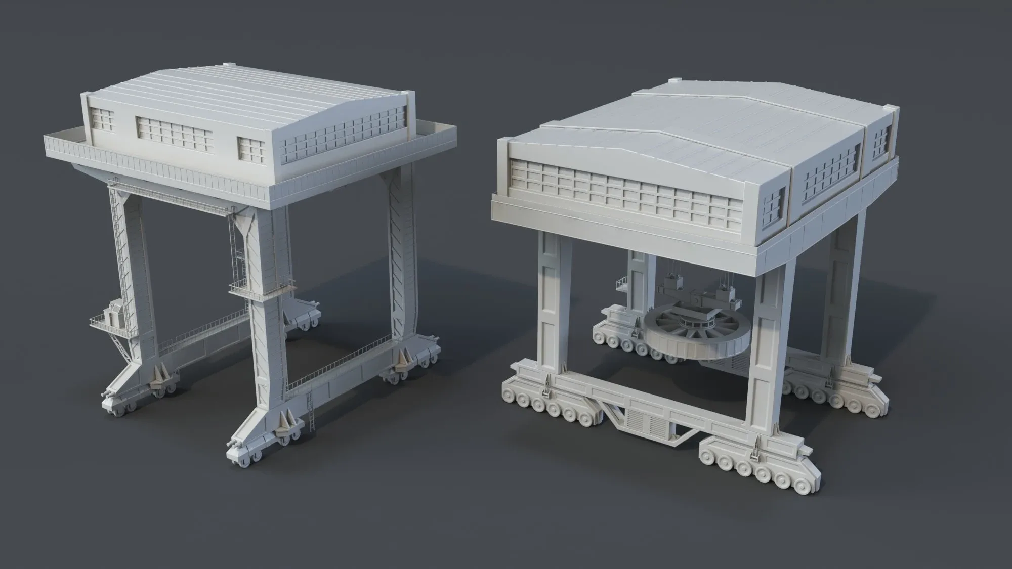 Cranes 3D Model