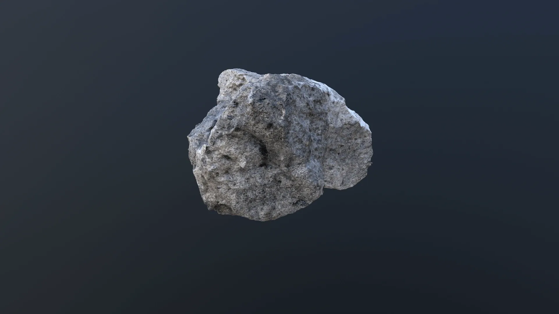 Small Granite Rock - 3D Scan Game Ready