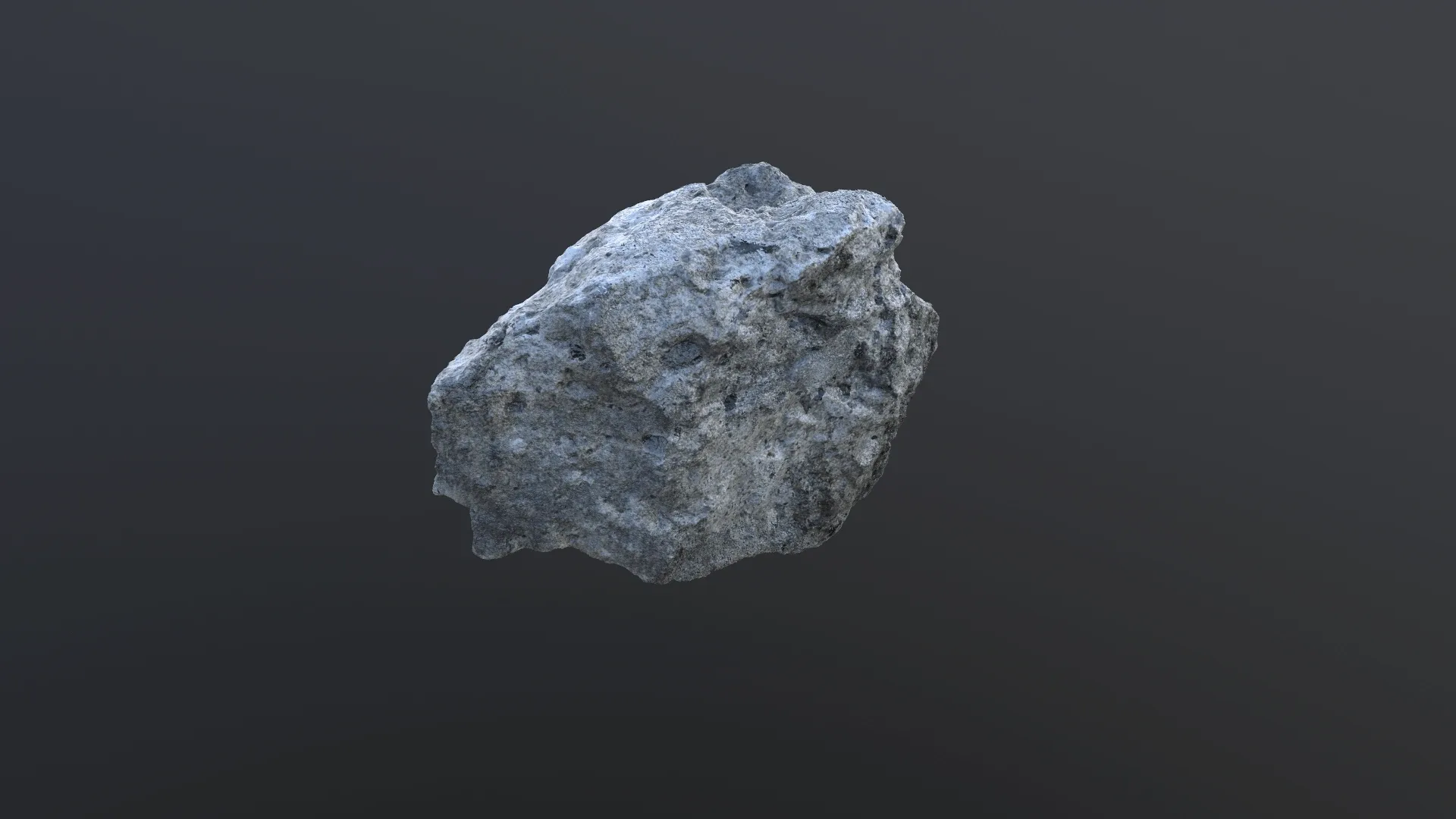 Small Granite Rock - 3D Scan Game Ready