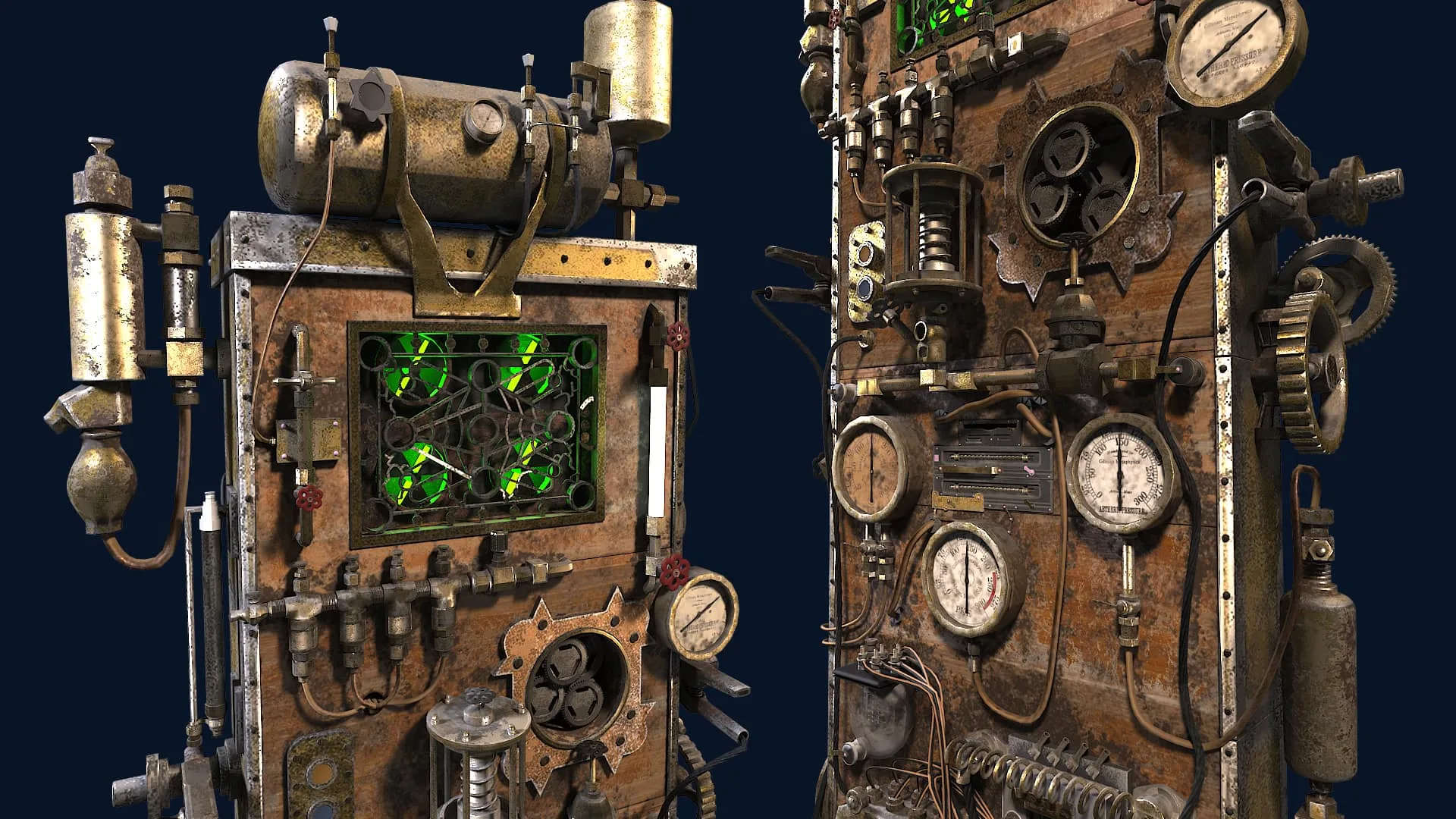 SteamPunk Computer - FlippedNormals
