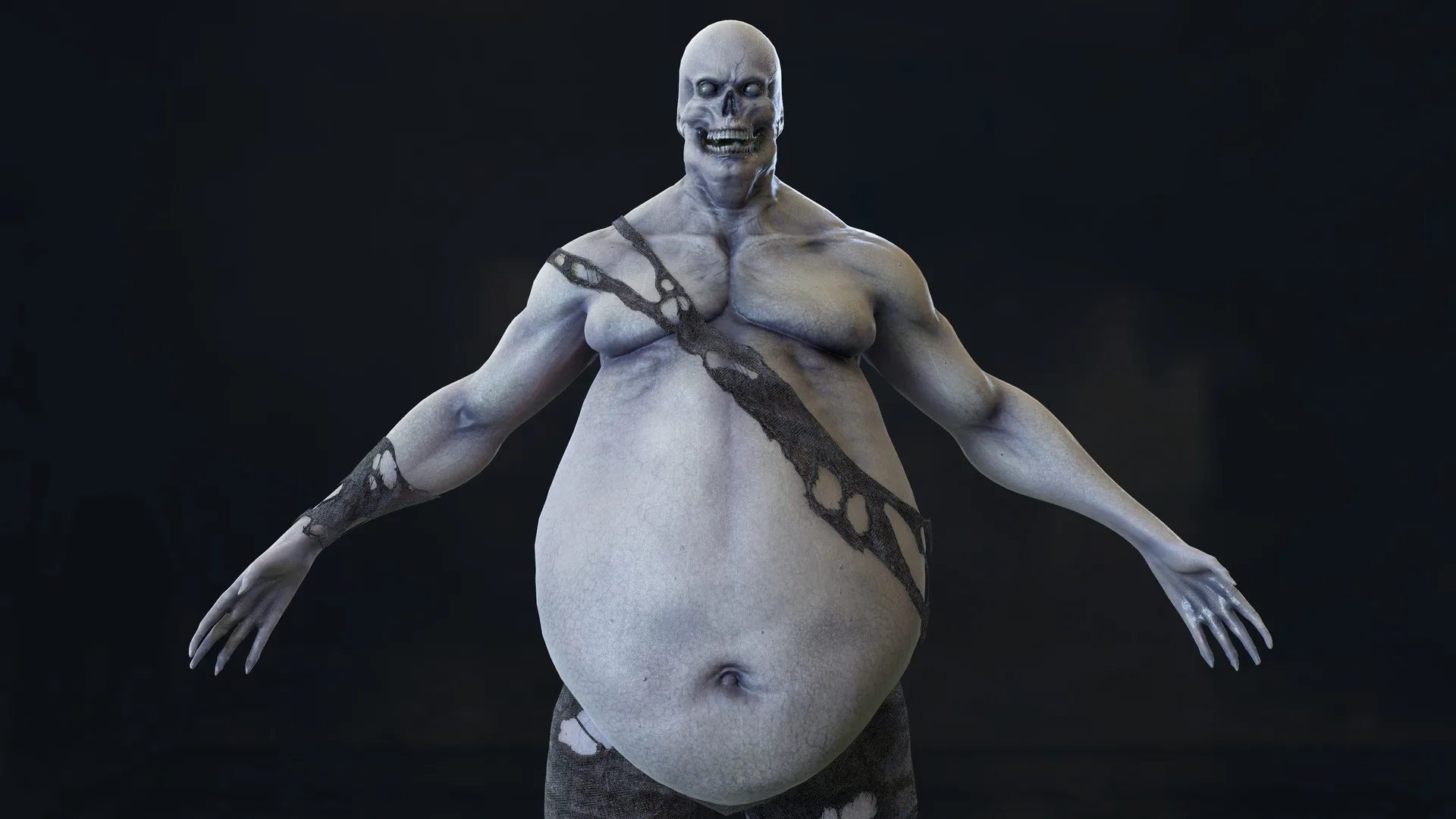 Fat Zombie - Rigged