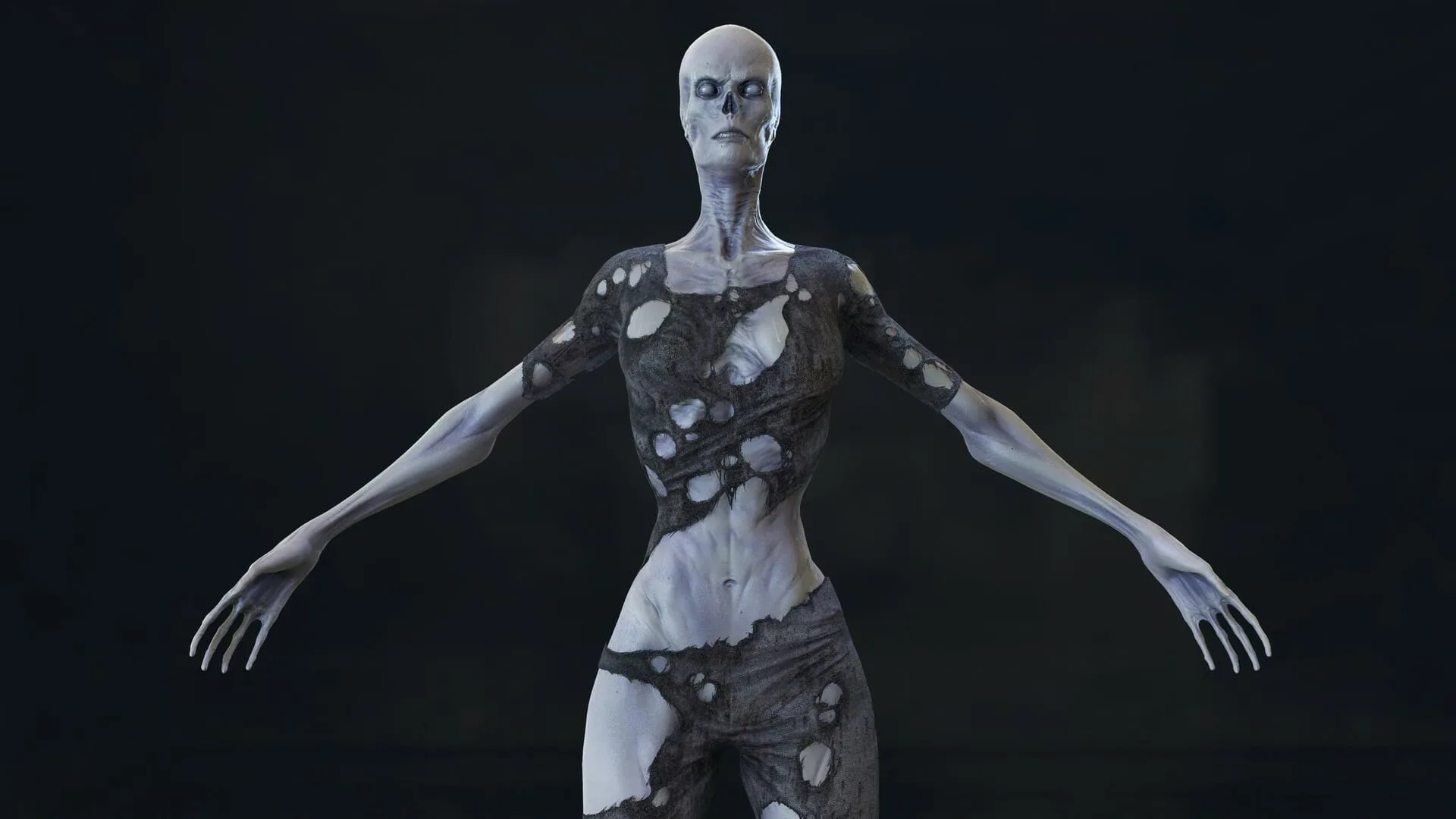 Zombie Woman - Rigged