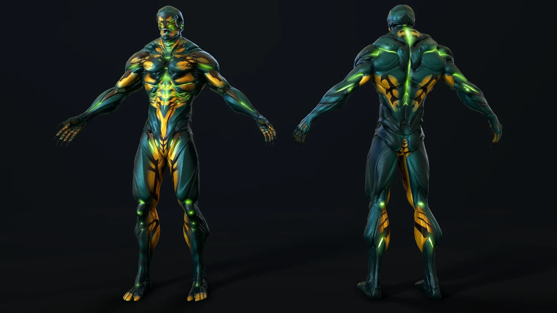 Heavy Bio Mutant - Rigged