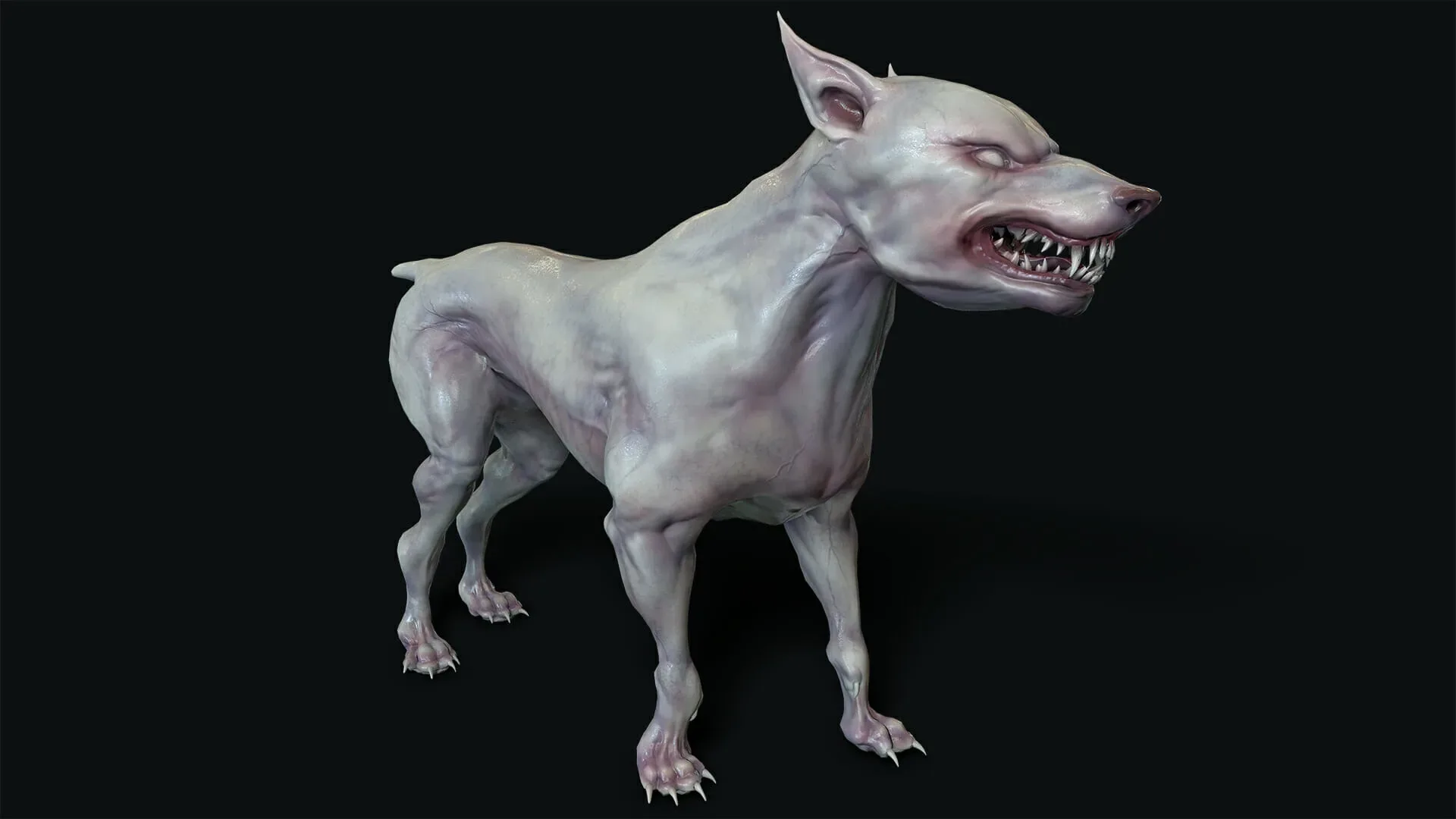 Mutant Dog - Rigged & Animated