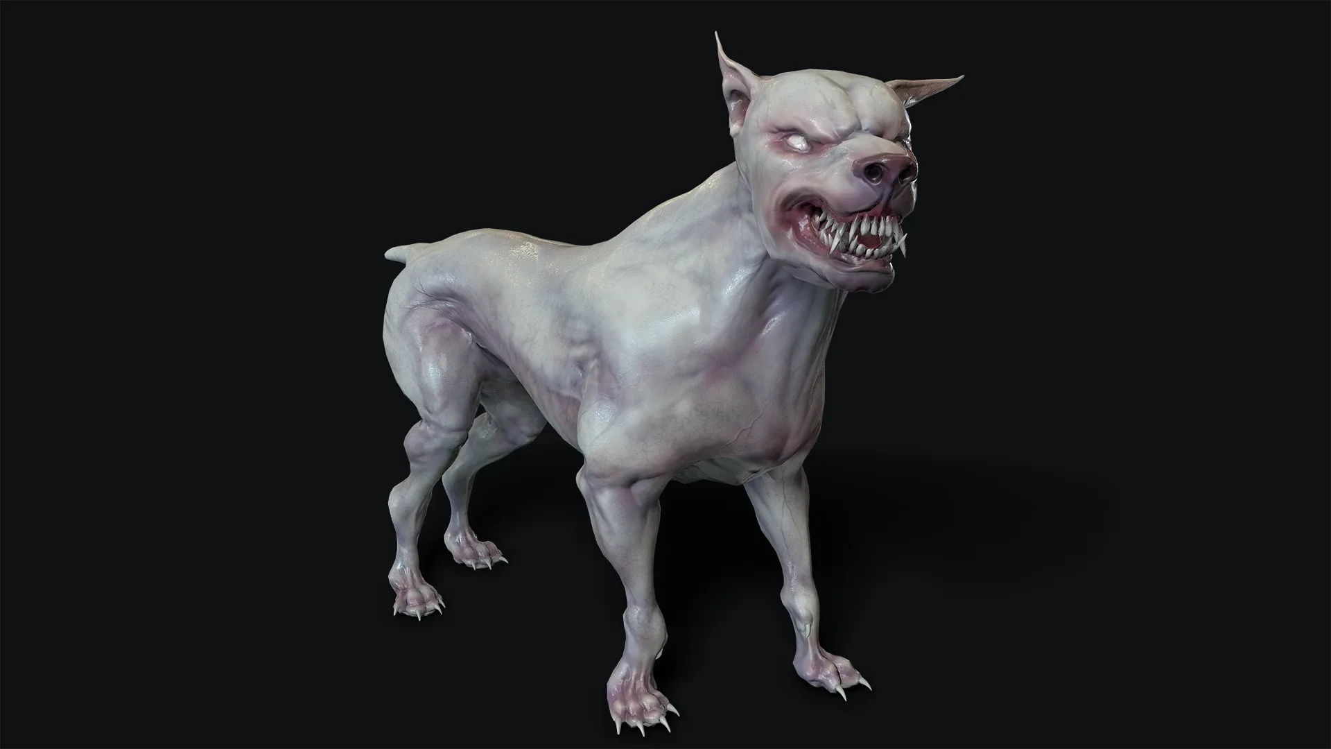 Mutant Dog - Rigged & Animated