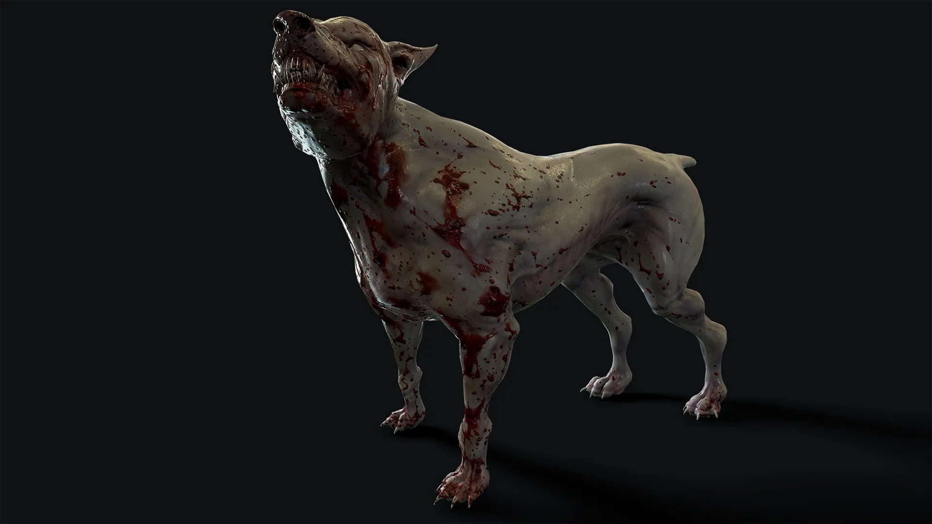 Mutant Dog - Rigged & Animated