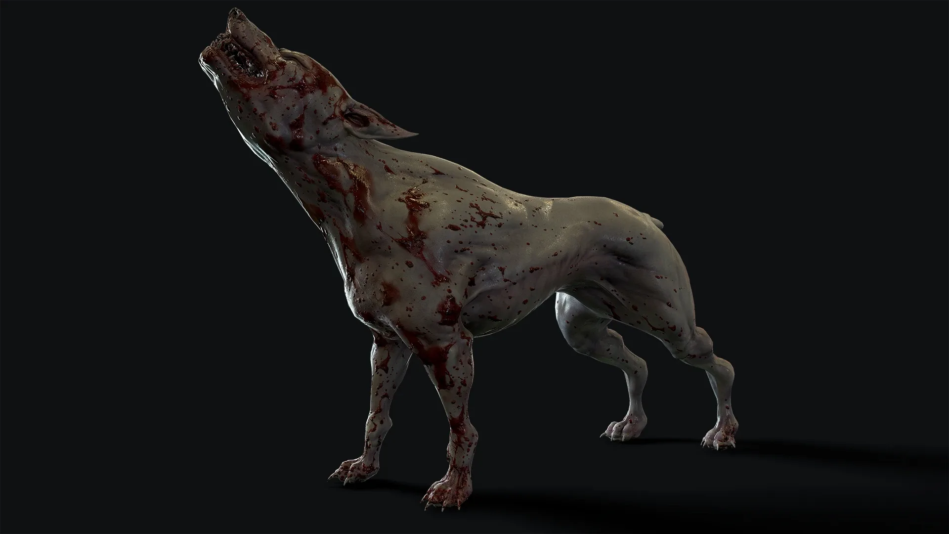 Mutant Dog - Rigged & Animated