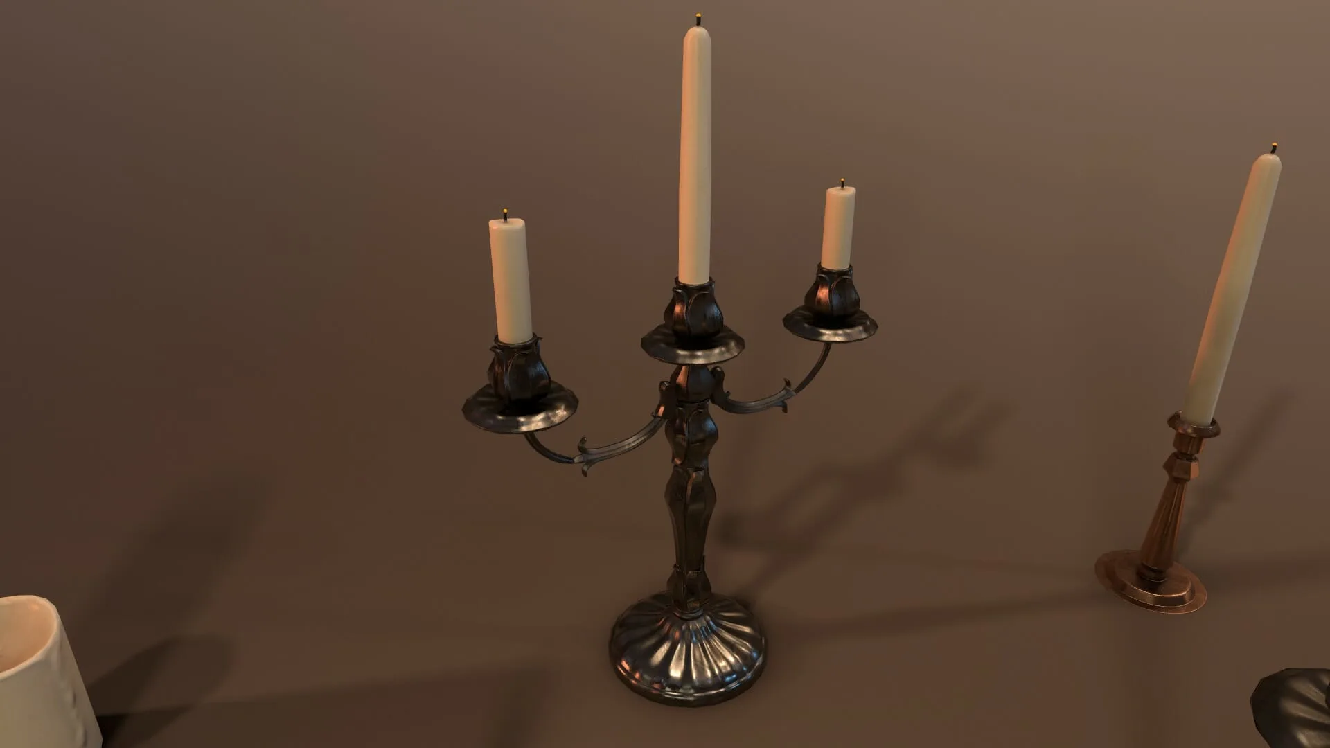 Candle Holders - PBR Model