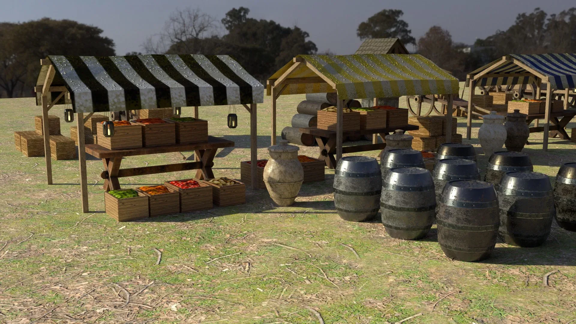 Medieval Market Asset Pack