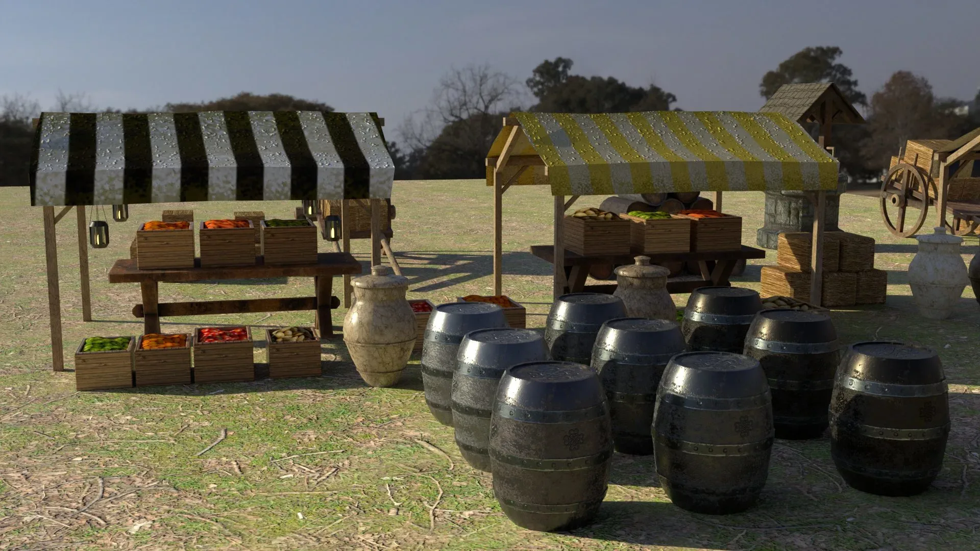 Medieval Market Asset Pack