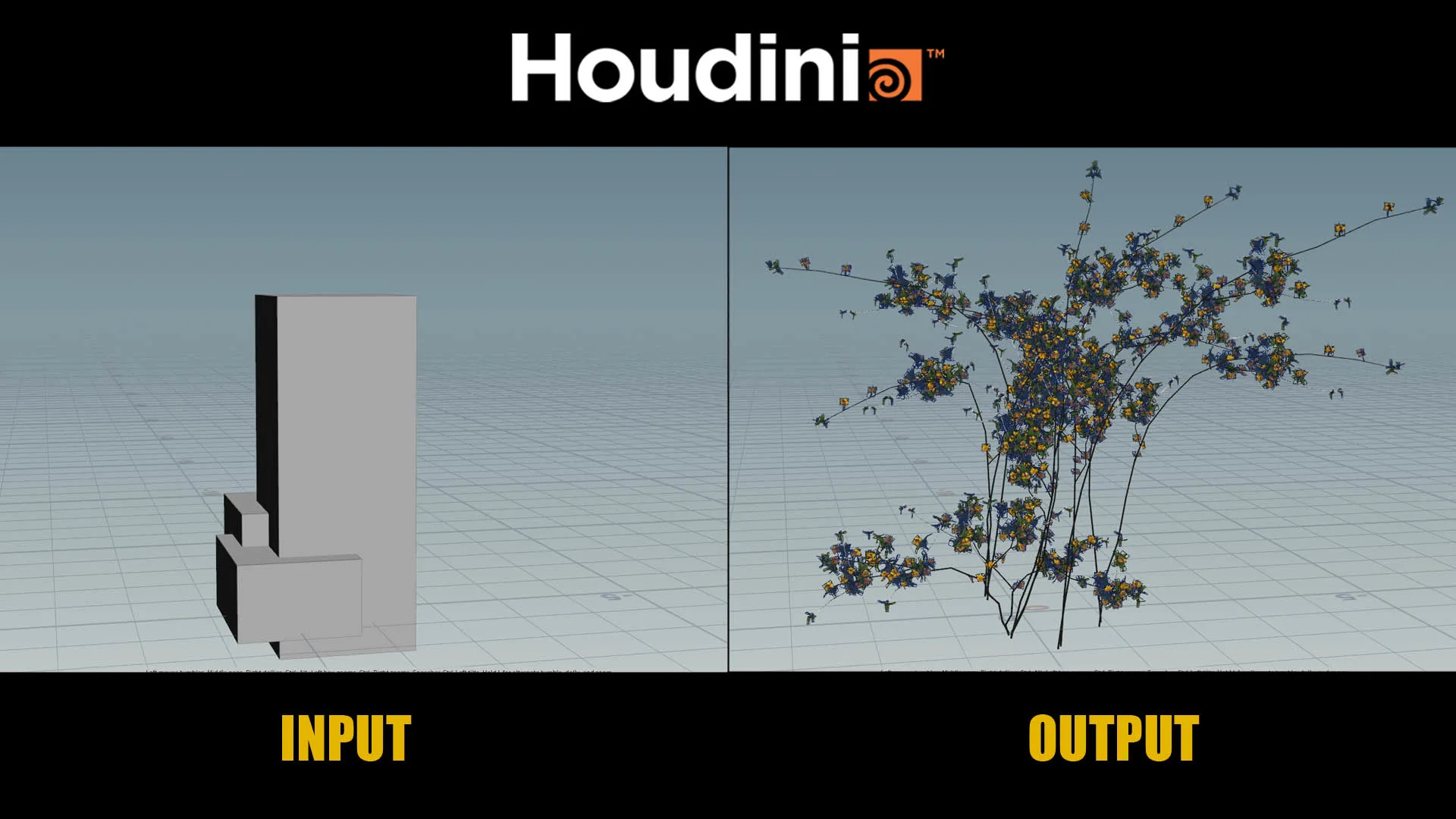 Houdini Tutorial - Procedural Bush Plant in Unreal Engine 4