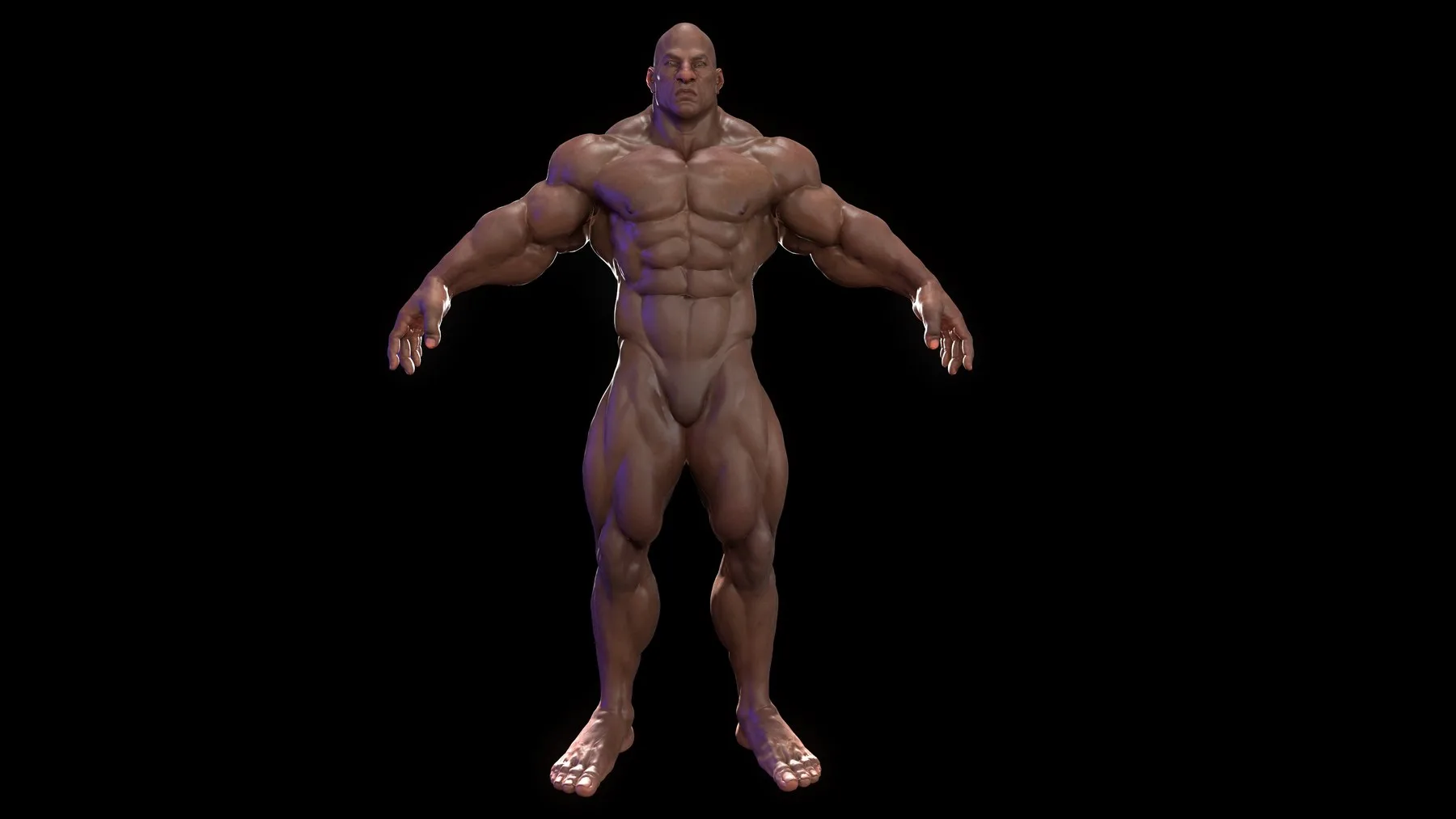 Bodybuilder (Game Ready) Basemesh