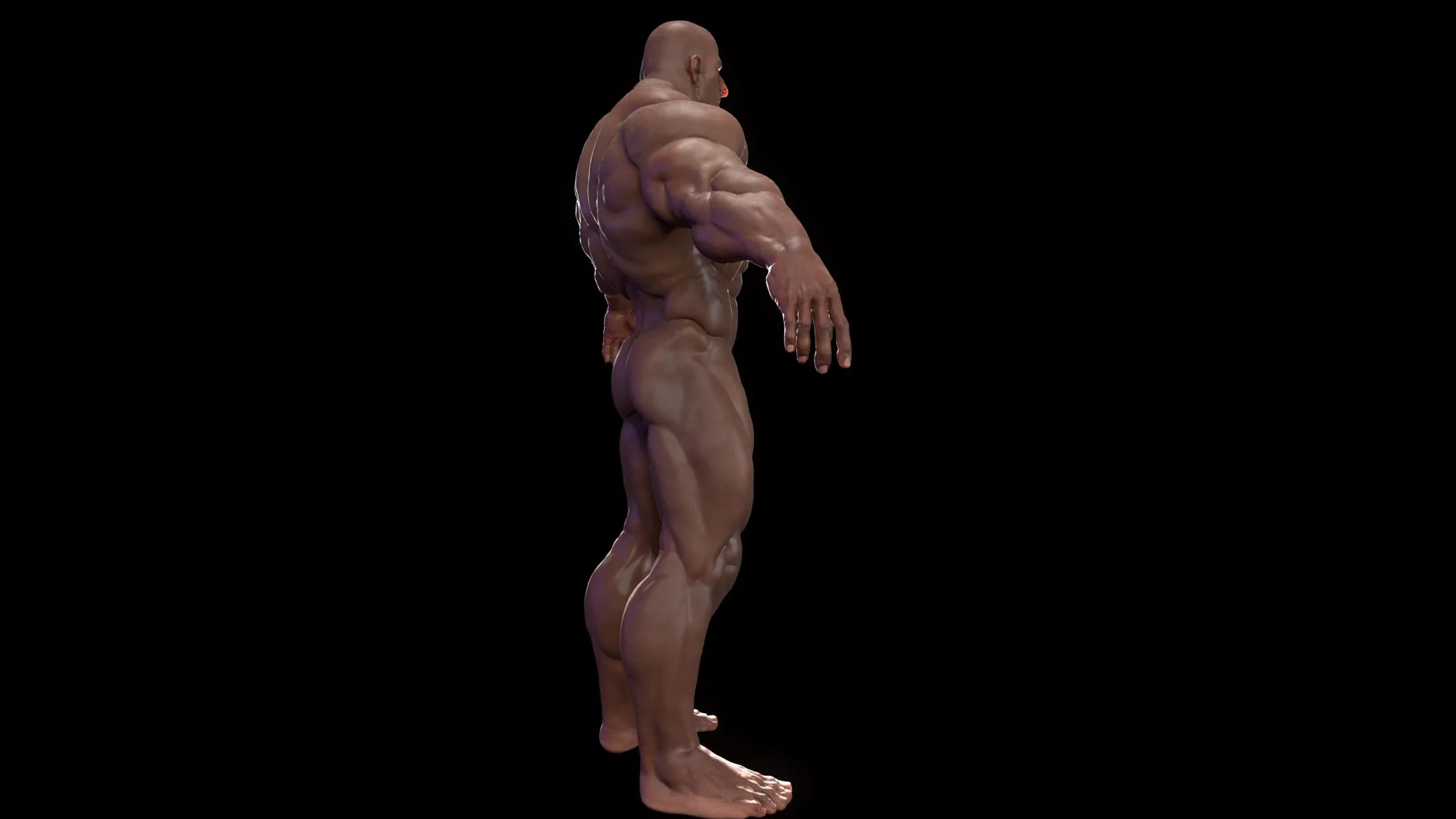 Bodybuilder (Game Ready) Basemesh