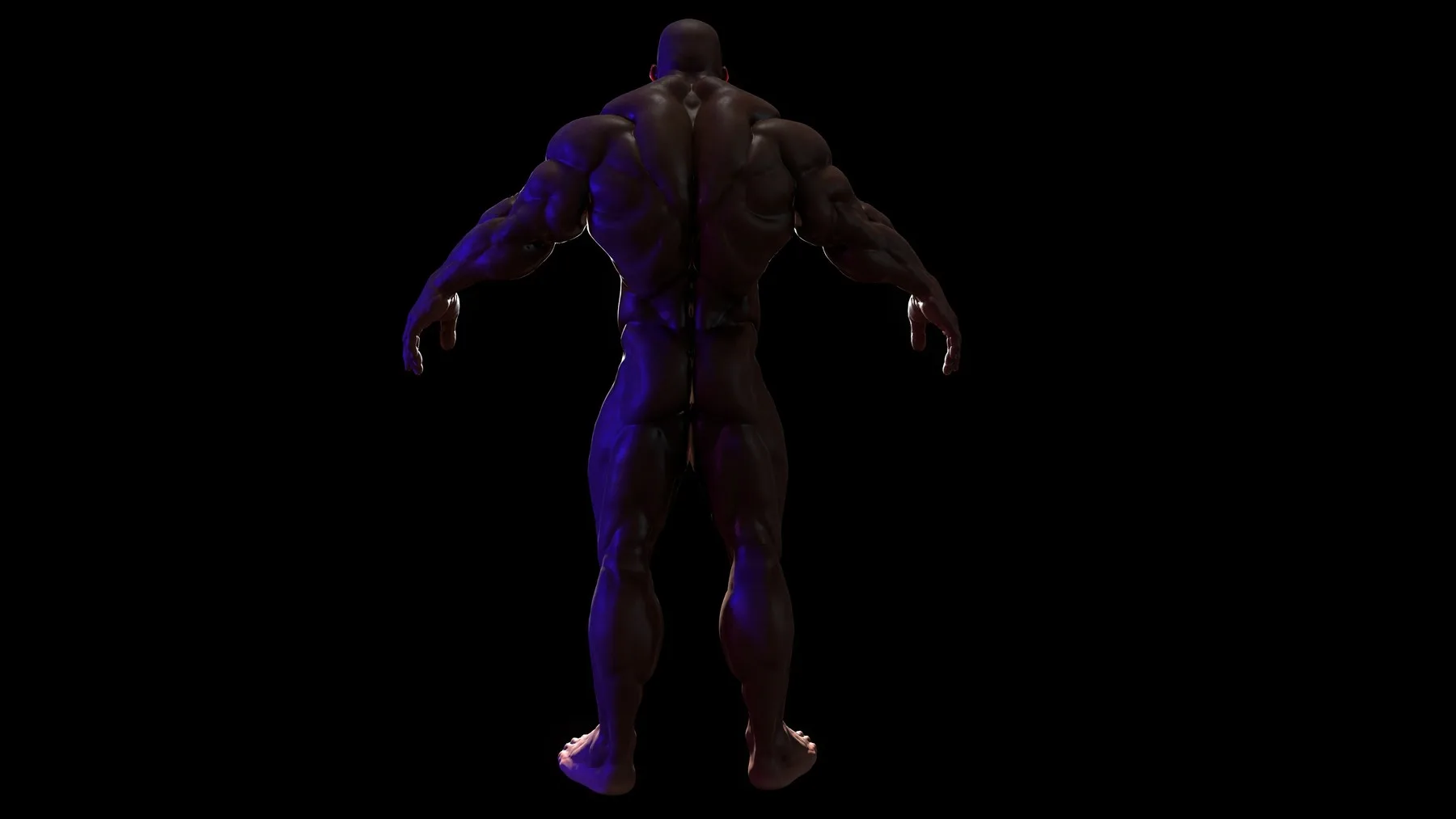 Bodybuilder (Game Ready) Basemesh