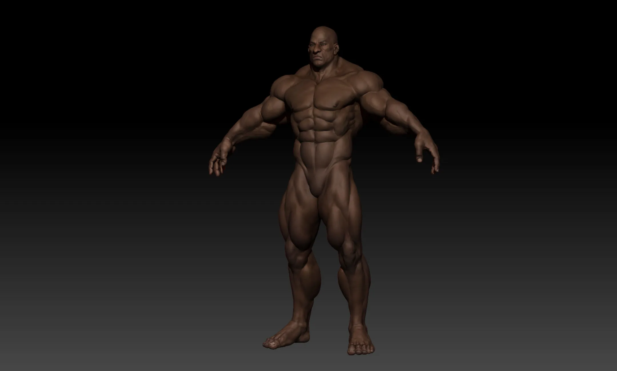 Bodybuilder (Game Ready) Basemesh