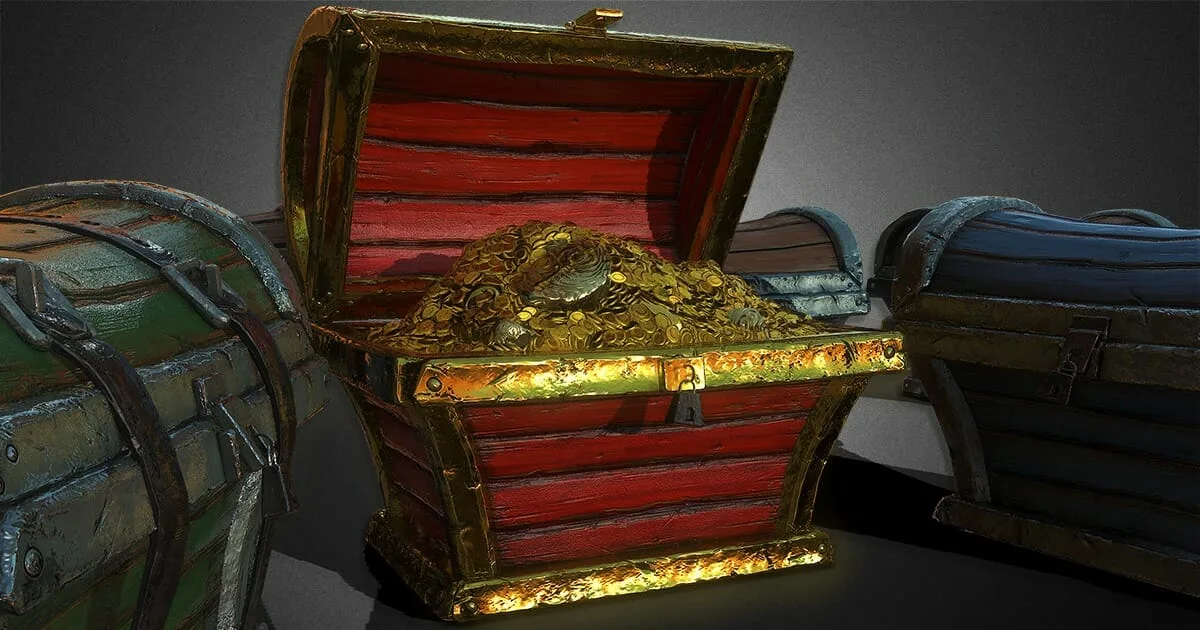 Treasure Chests - Game Ready