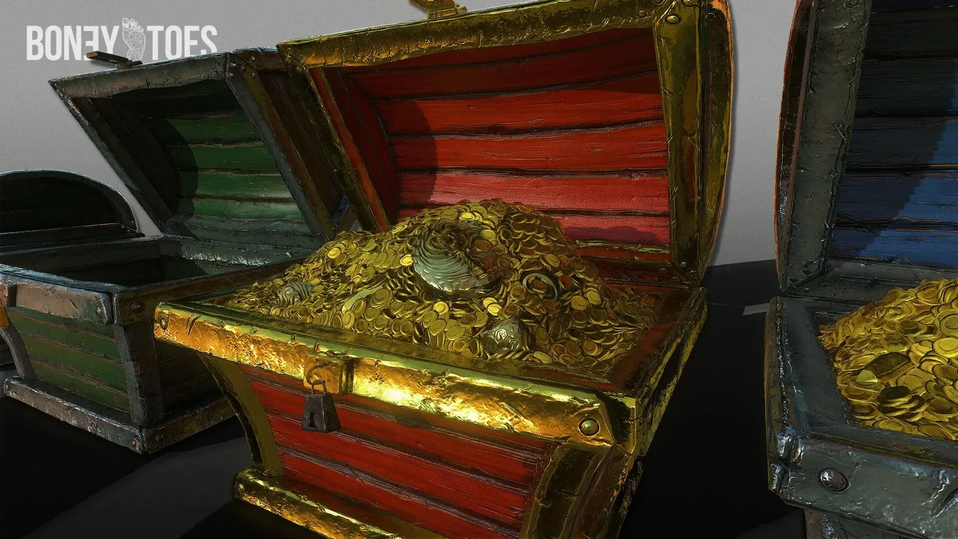 Treasure Chests - Game Ready