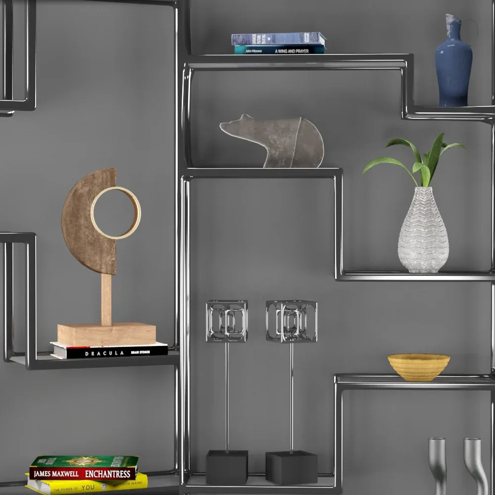 Metal Shelf Decorative Set