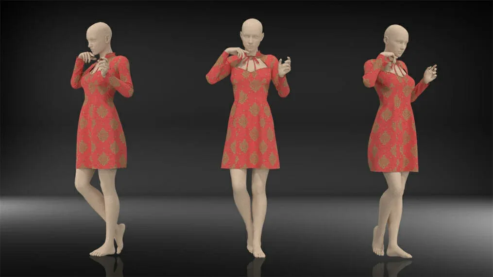 Women's Dress - 32 Marvelous Designer and Clo3D