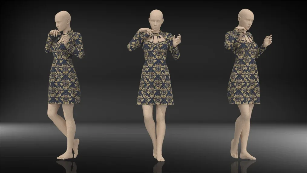 Women's Dress - 32 Marvelous Designer and Clo3D