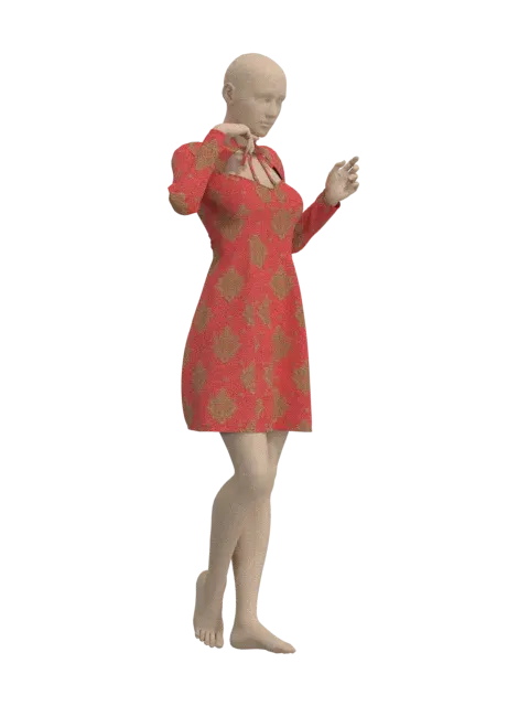 Women's Dress - 32 Marvelous Designer and Clo3D