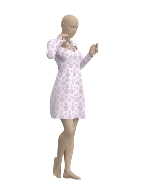 Women's Dress - 32 Marvelous Designer and Clo3D