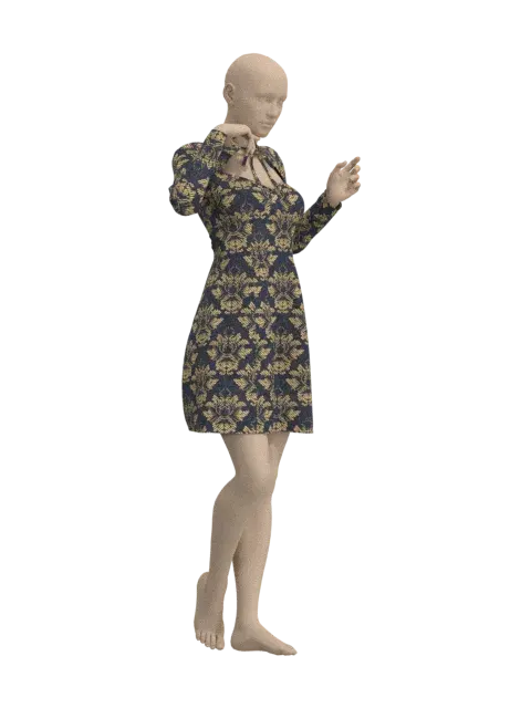 Women's Dress - 32 Marvelous Designer and Clo3D