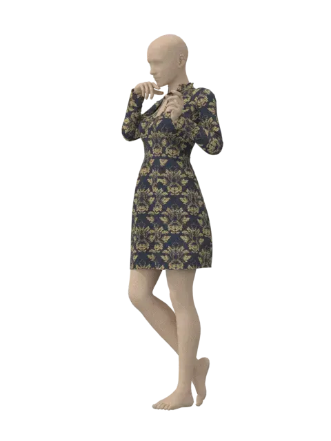 Women's Dress - 32 Marvelous Designer and Clo3D
