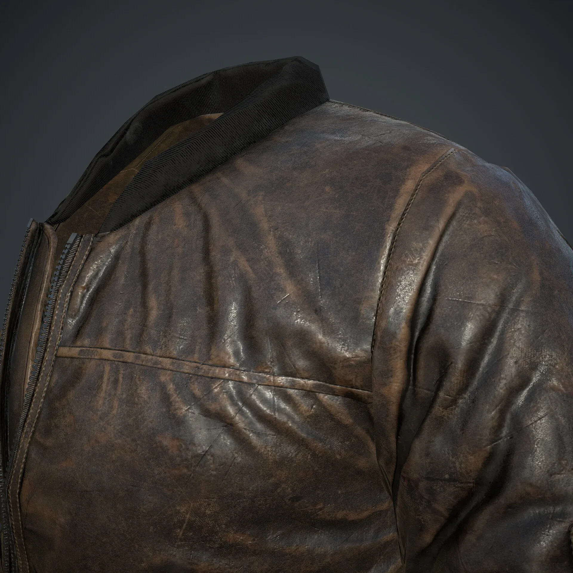 Bomber Jacket - Marvelous designer - Fbx & 4k PBR Texture