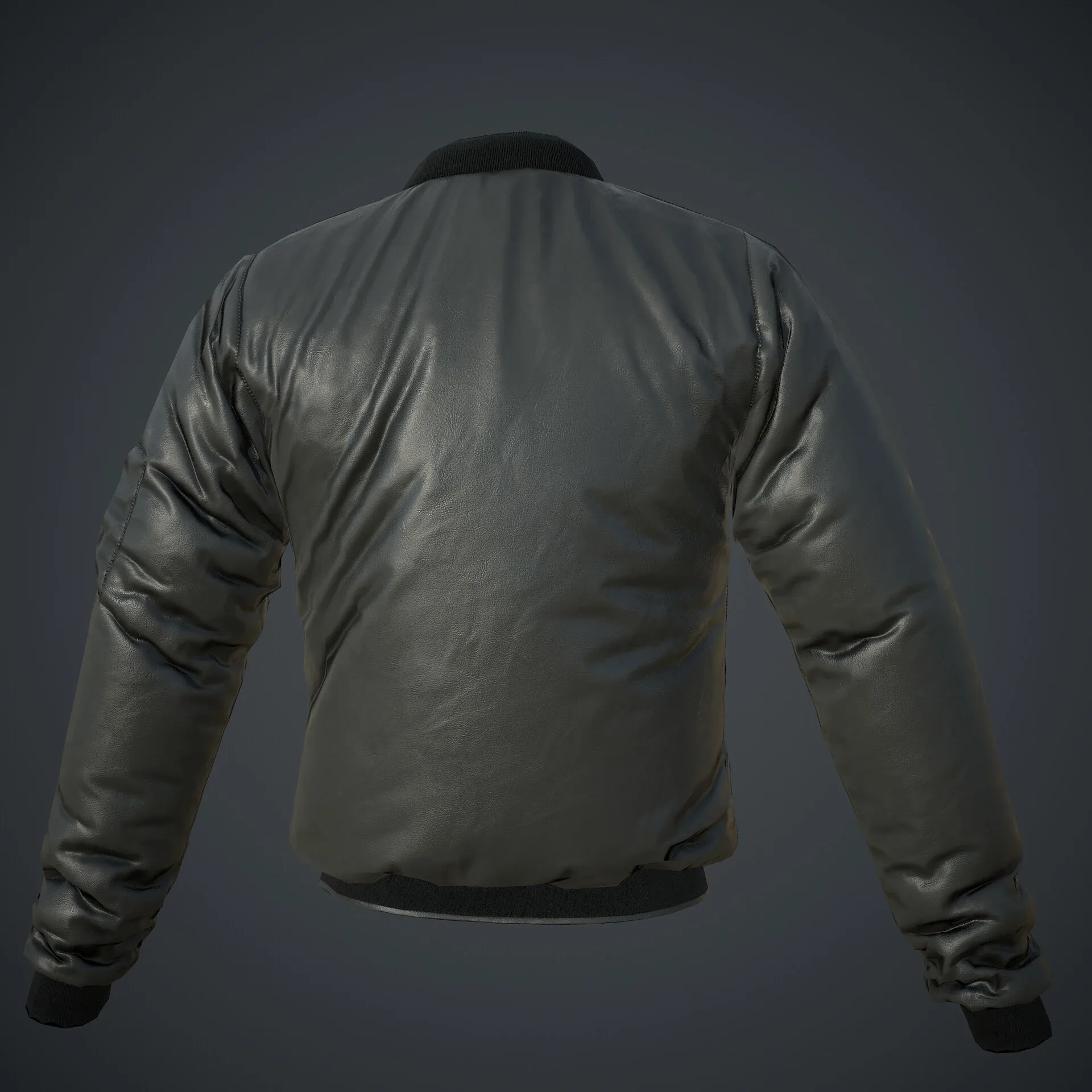 Bomber Jacket - Marvelous designer - Fbx & 4k PBR Texture