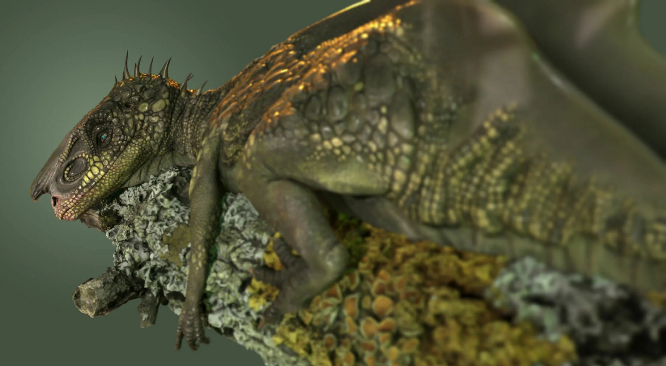 Texturing a Dinosaur for Production