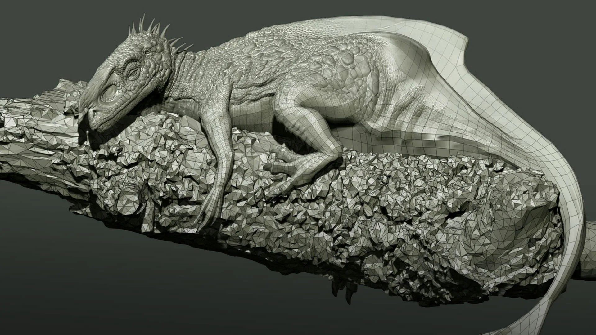 Modeling & Sculpting a Dinosaur