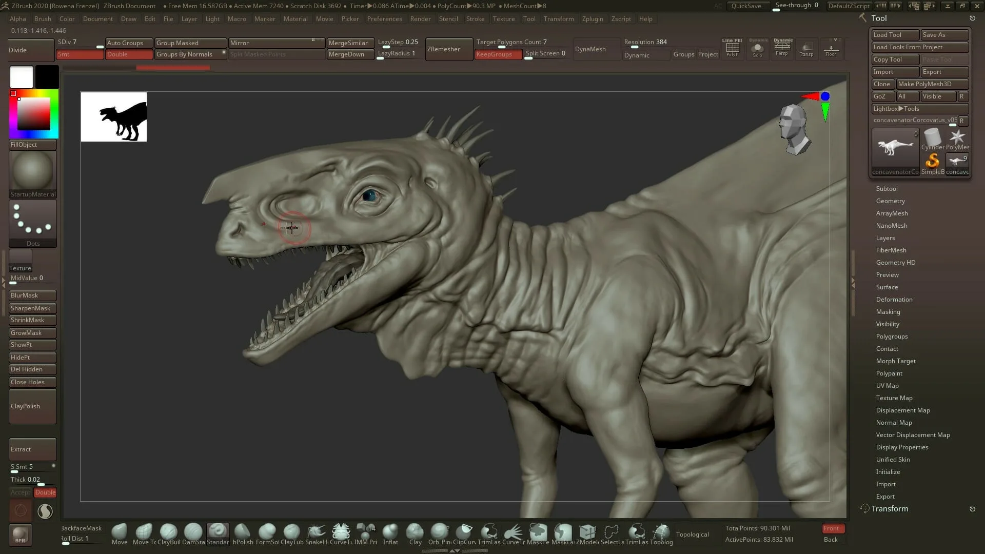 Modeling & Texturing a Dinosaur for Production | Complete Edition