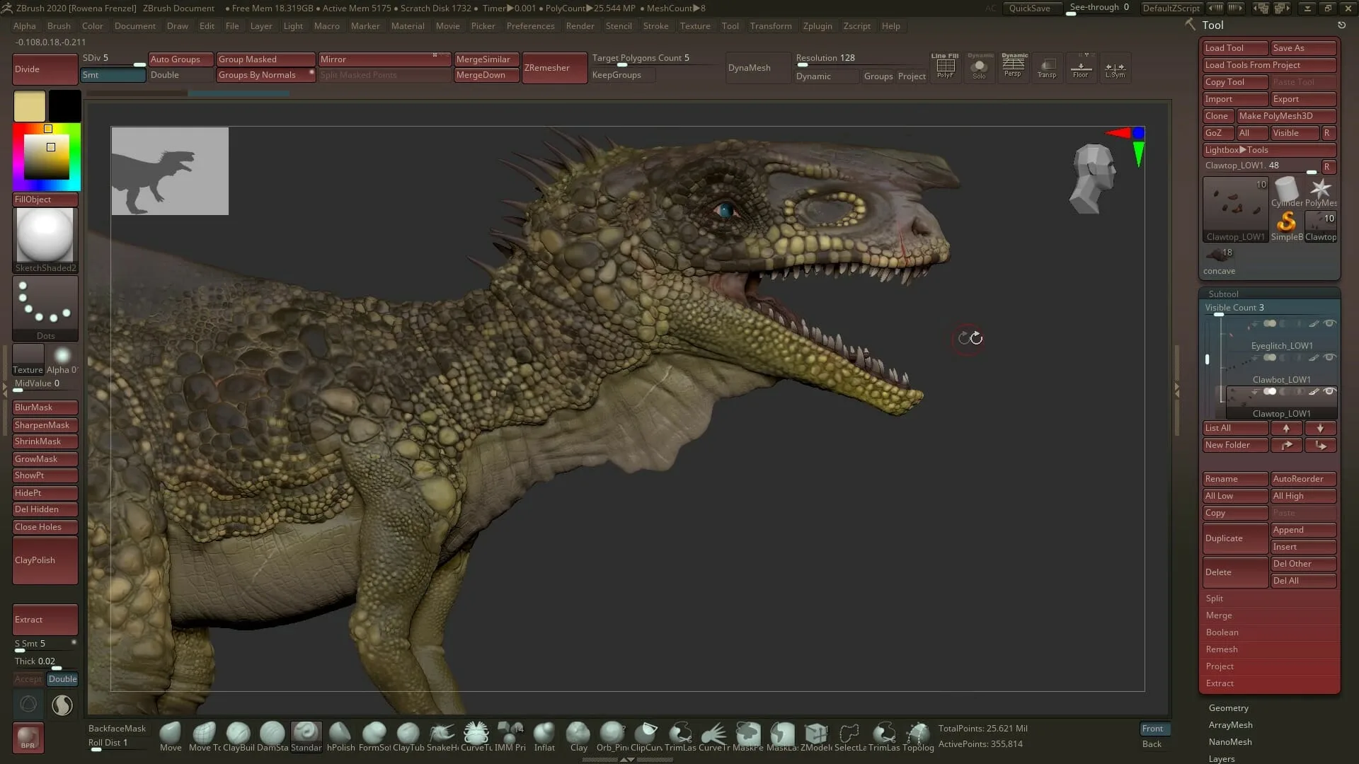 Modeling & Texturing a Dinosaur for Production | Complete Edition
