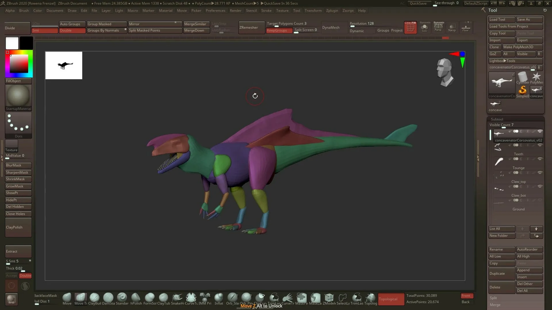 Modeling & Texturing a Dinosaur for Production | Complete Edition