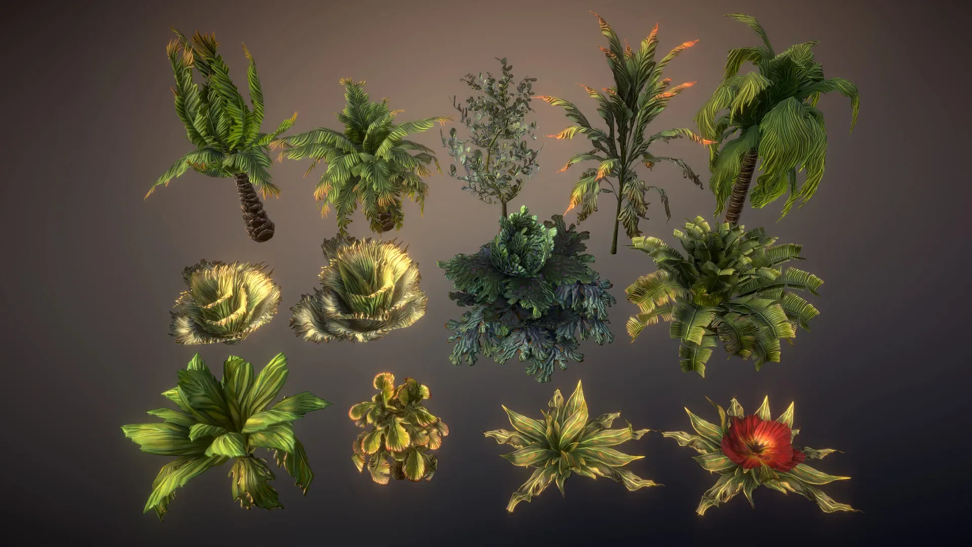 Fantasy Plants 4 - Game Ready Asset Pack