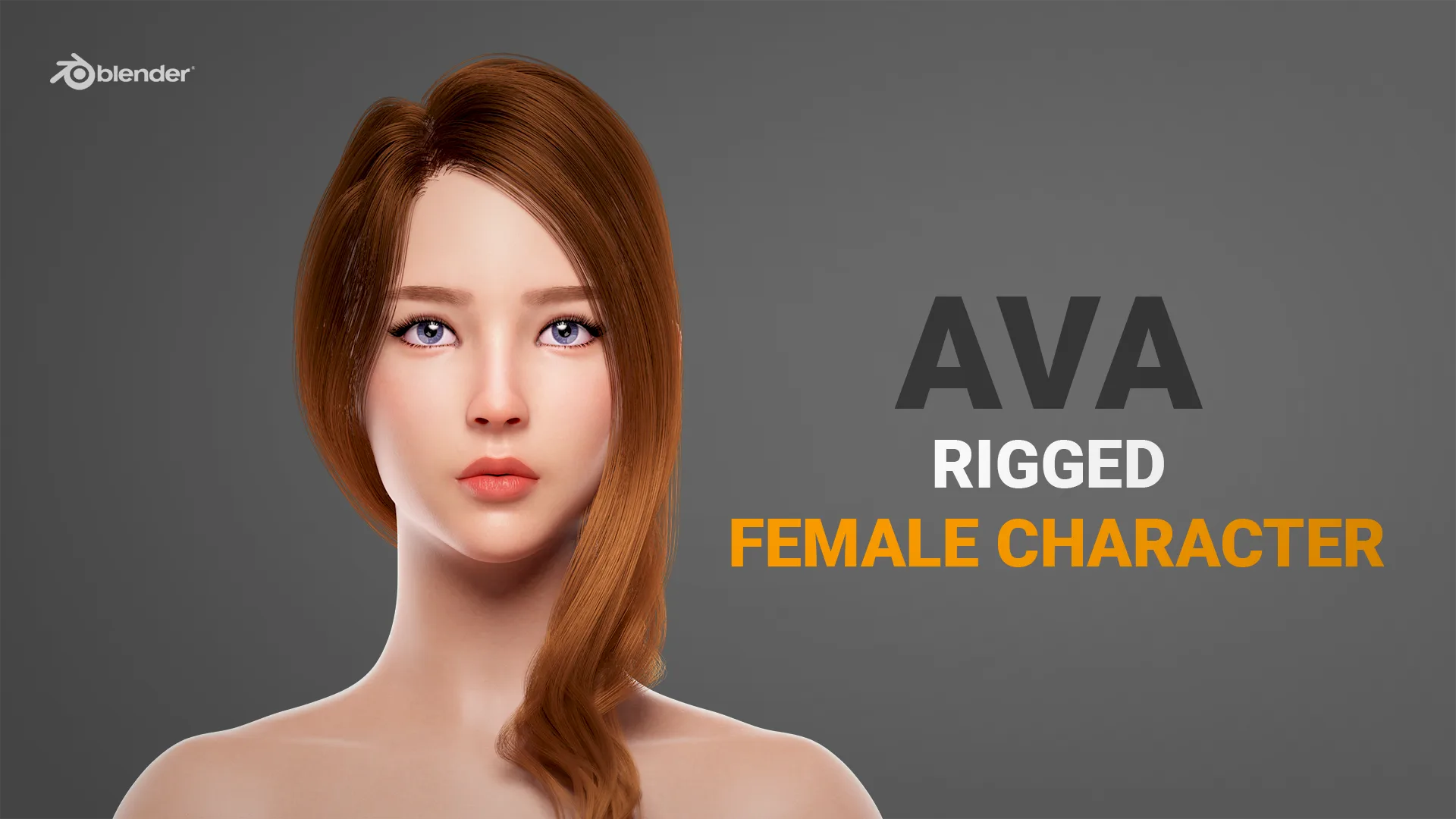 AVA - Rigged Female Character