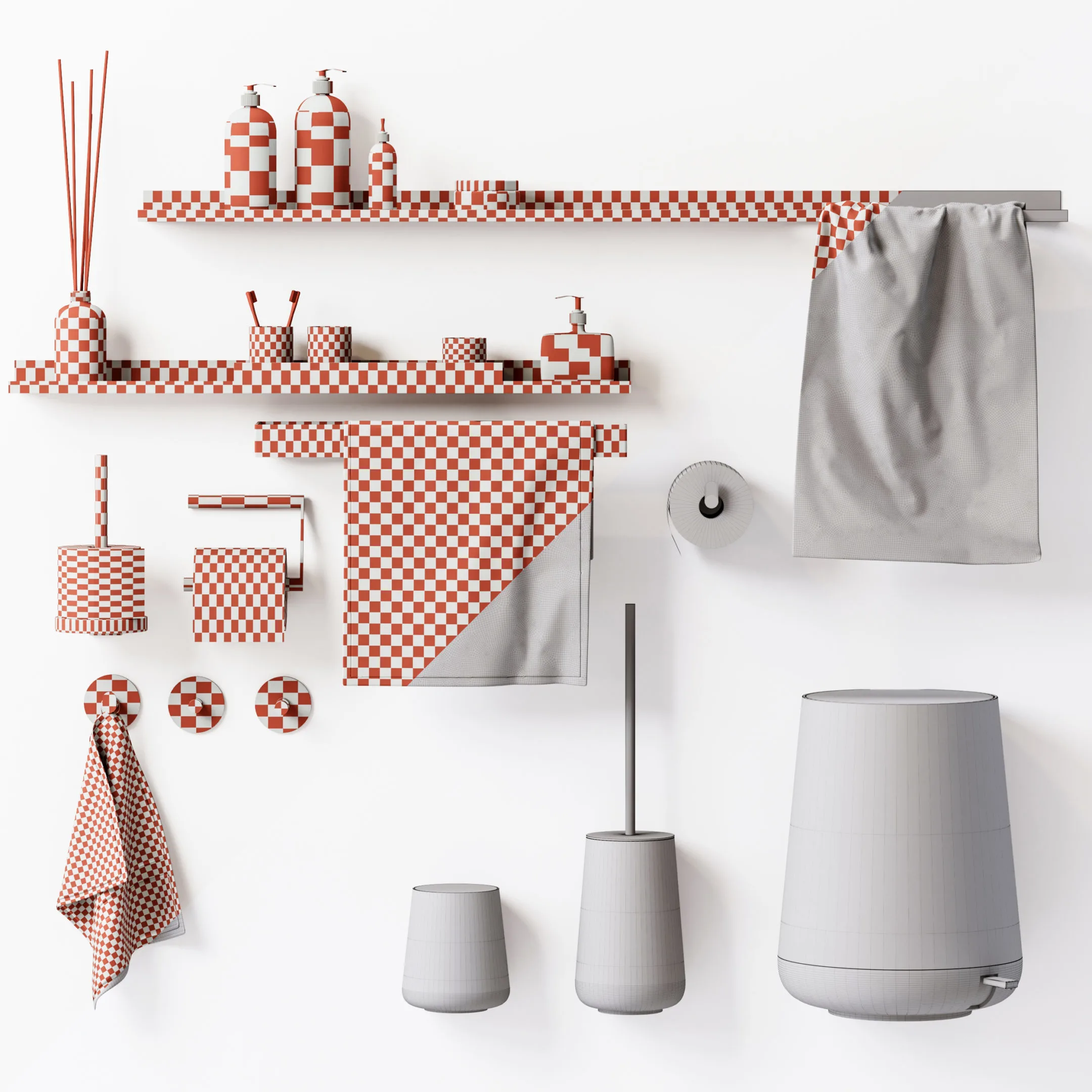 Bathroom Accessories Set No.01