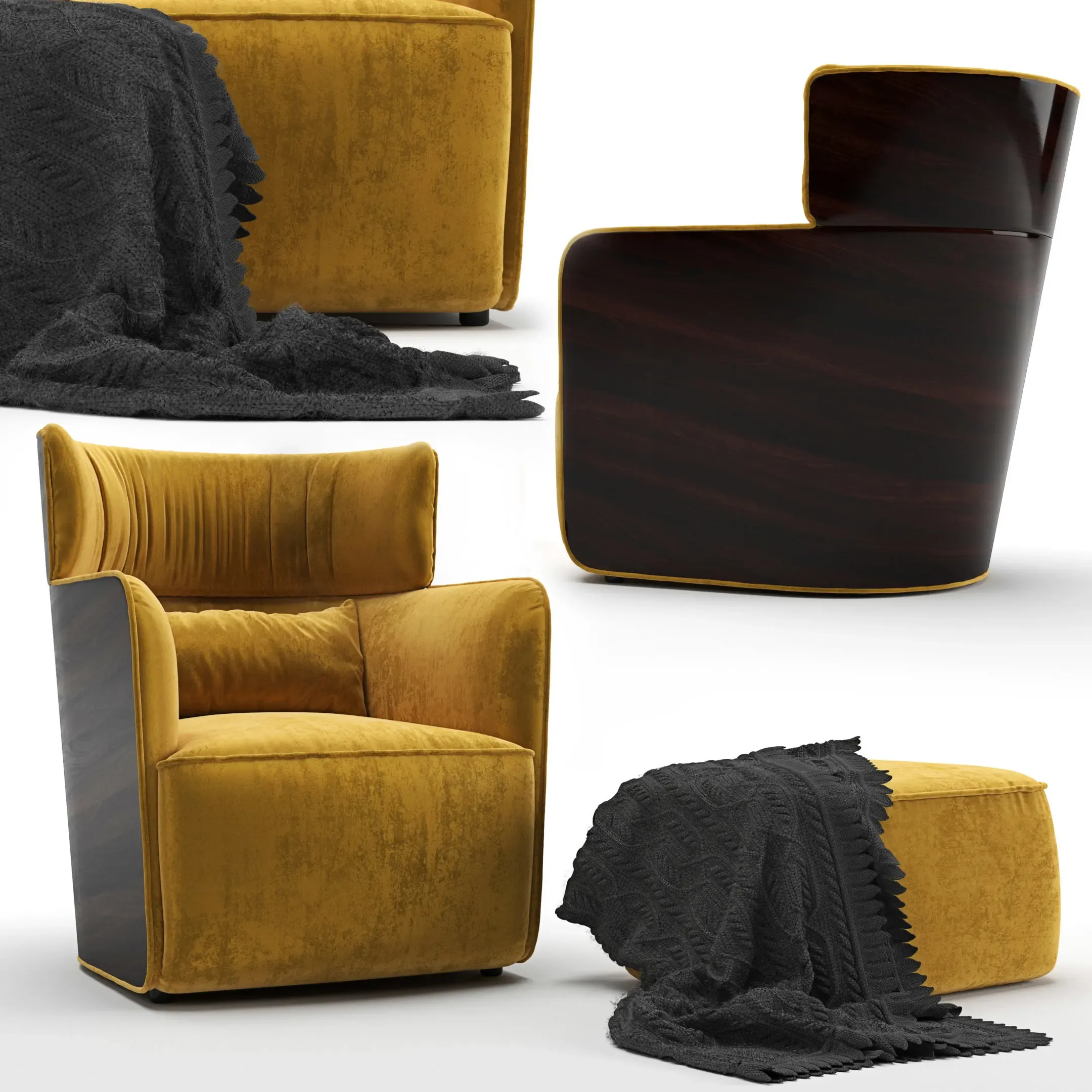Flou Armchair Softwing Design Carlo Colombo
