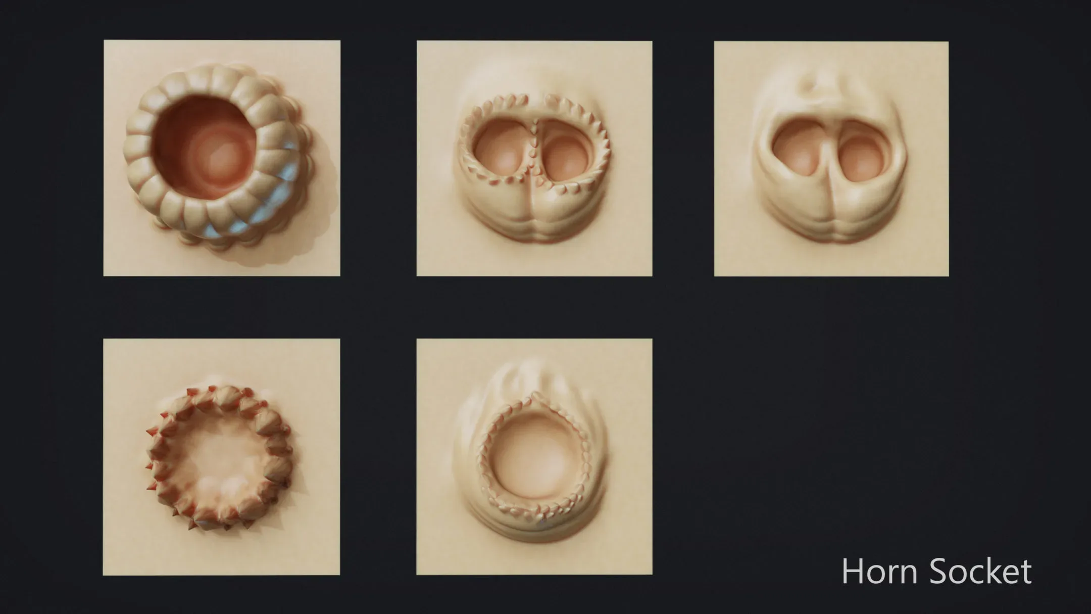 Zbrush - Horns Vol 2 - 25 VDM + IMM Brushes