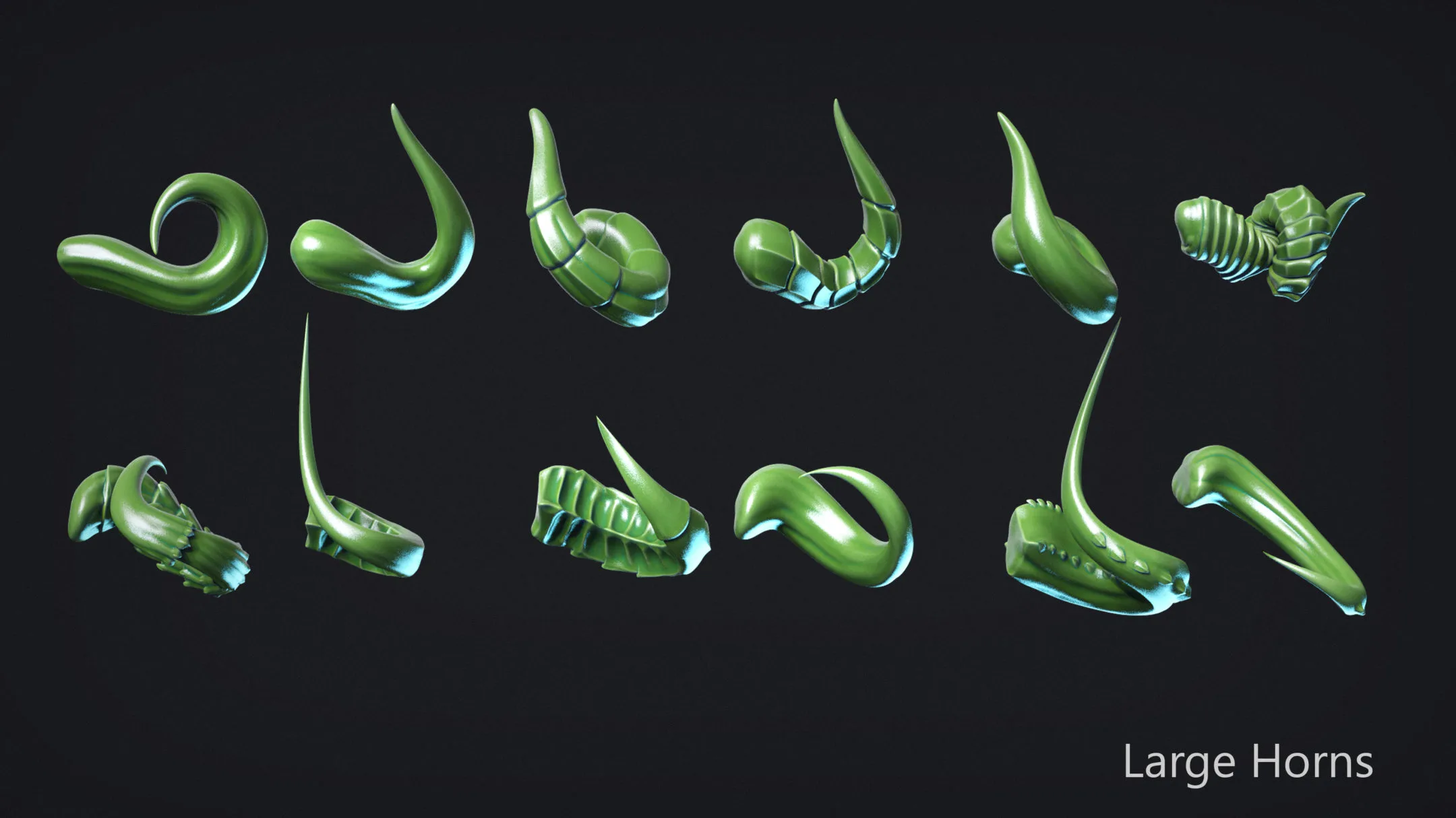 Zbrush Horns Vol 3 - 25 VDM + IMM Brushes