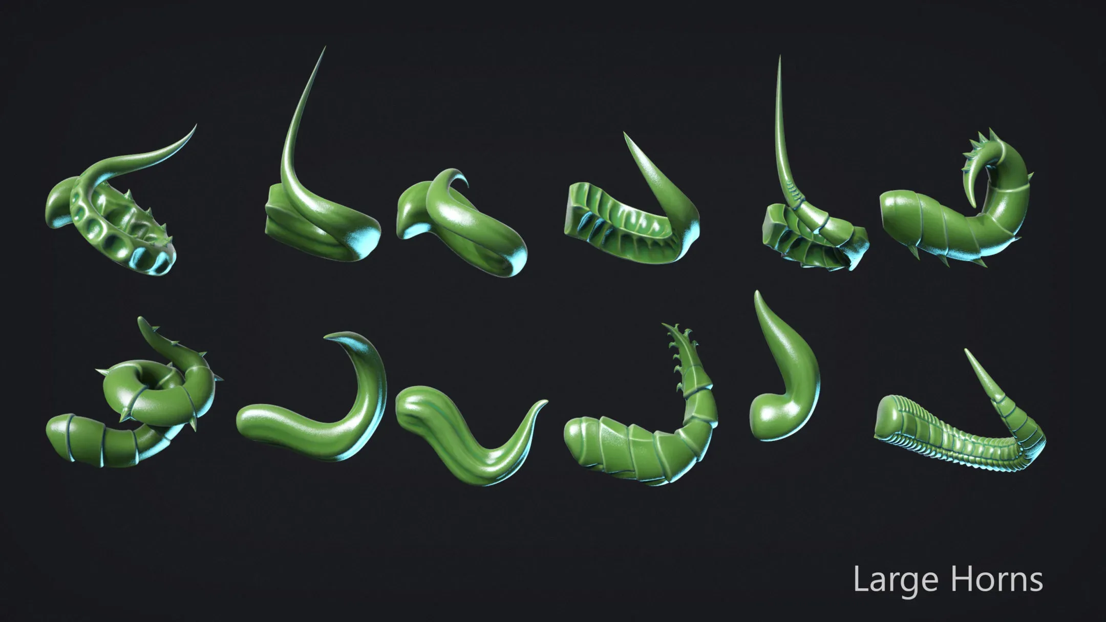 Zbrush Horns Vol 4 - 25 VDM + IMM Brushes