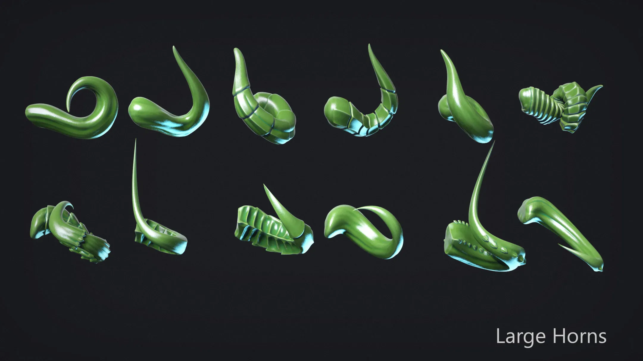 ZBrush - Horns Bundle - 102 VDM + IMM Brushes