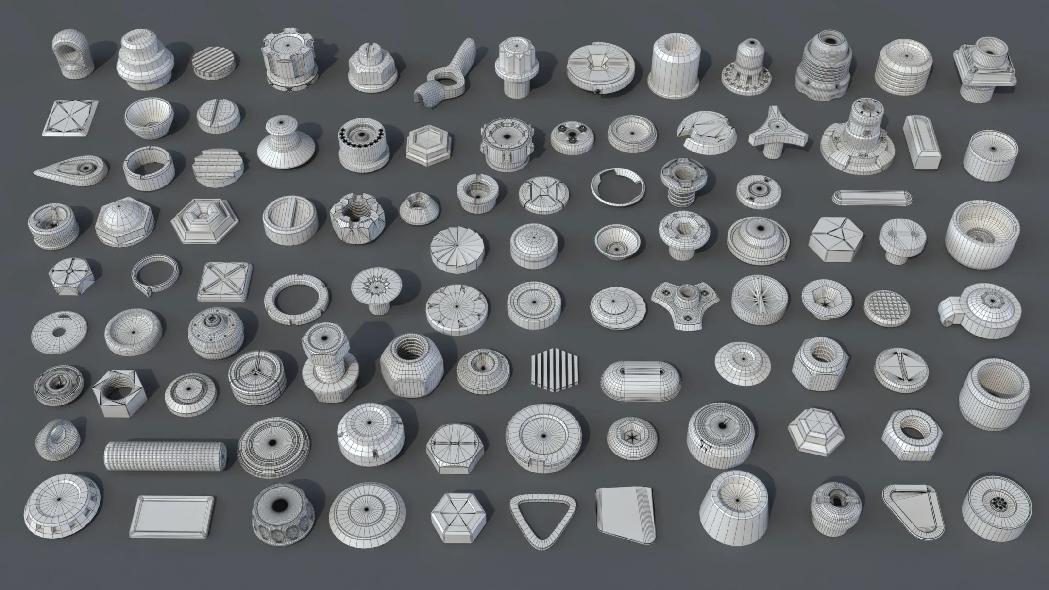 Bolts & Knobs - Part 1 - 100 Pieces