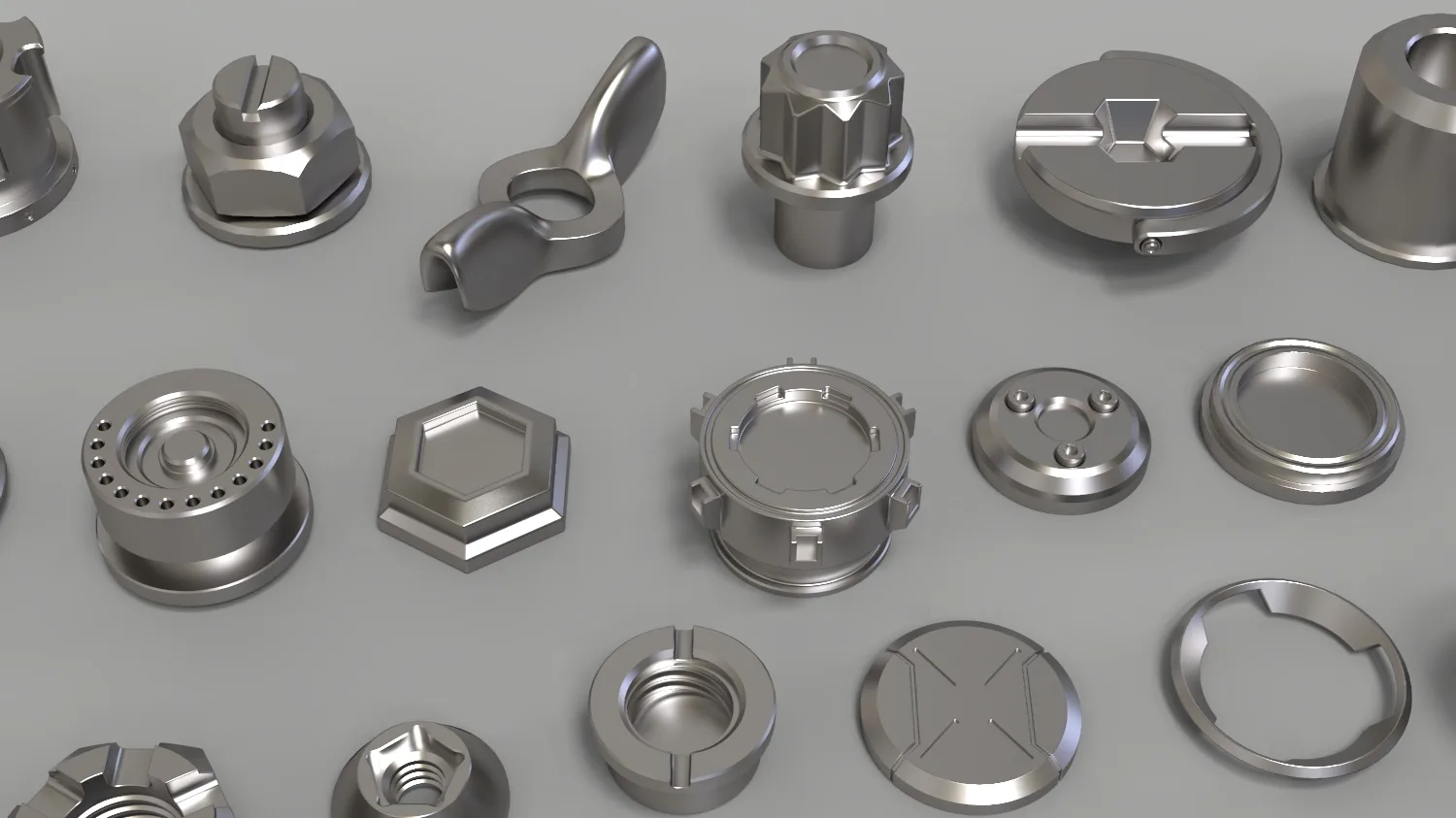 Bolts & Knobs - Part 1 - 100 Pieces