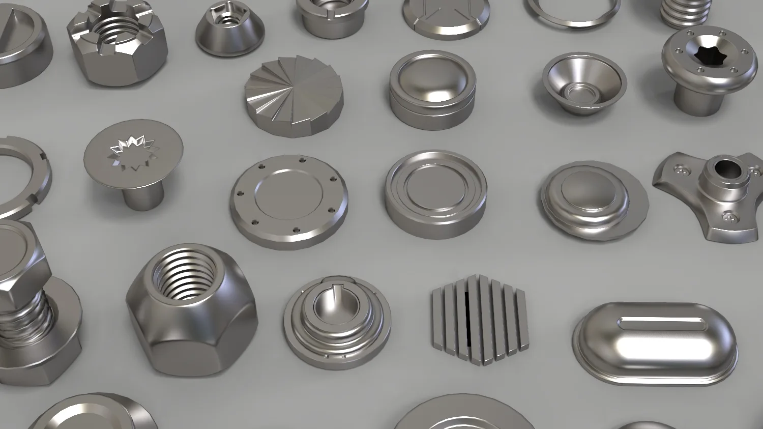 Bolts & Knobs - Part 1 - 100 Pieces