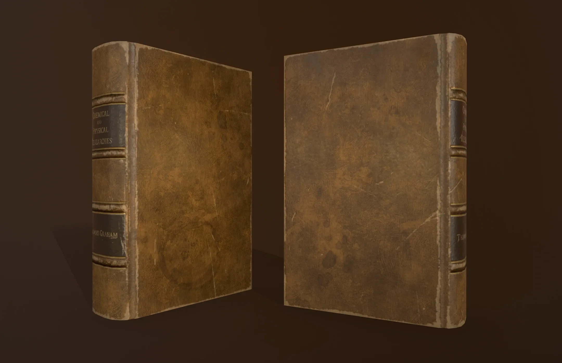 Old Books Set - PBR Game Ready