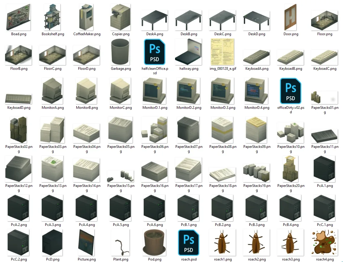 Isometric Office Image Pack