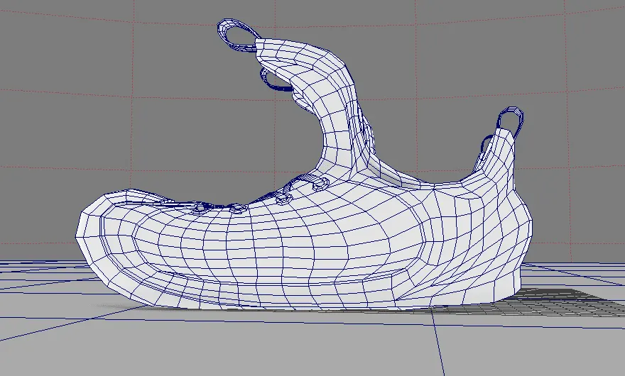 Boy's Shoe Model for Maya