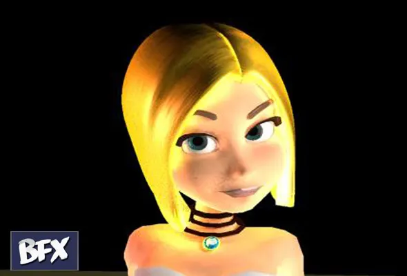 Cartoon Blondie Rigged Character 1.4.0 for Maya